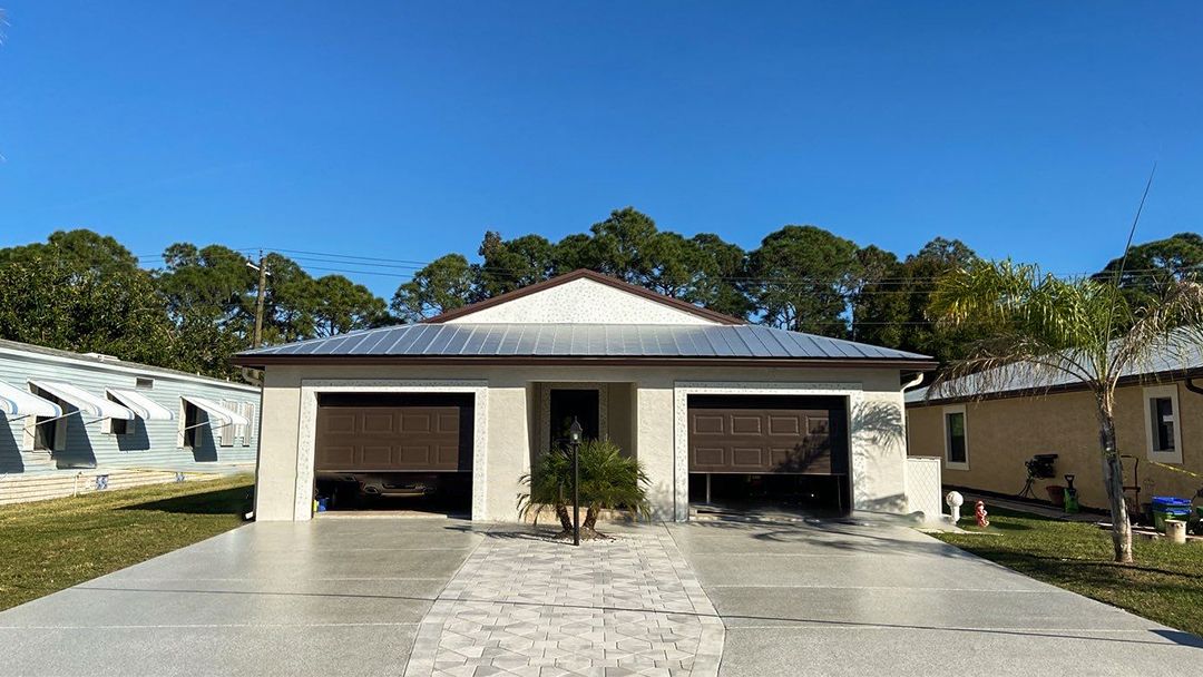 Epoxy driveway in Florida