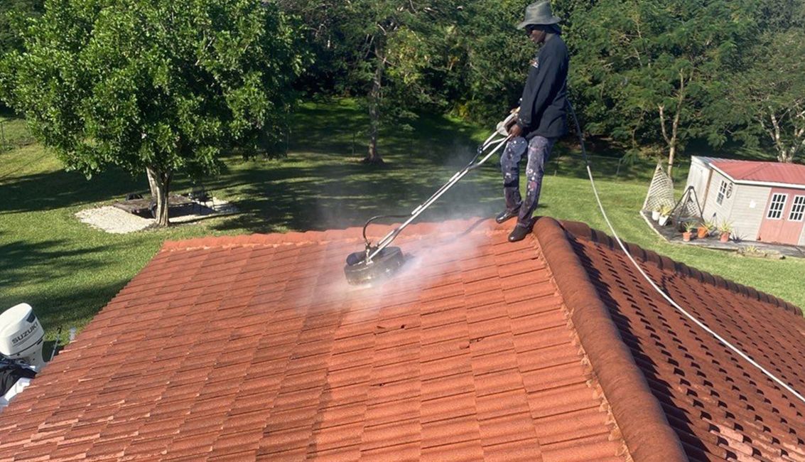 Tru colors contracting pressure washing florida roof