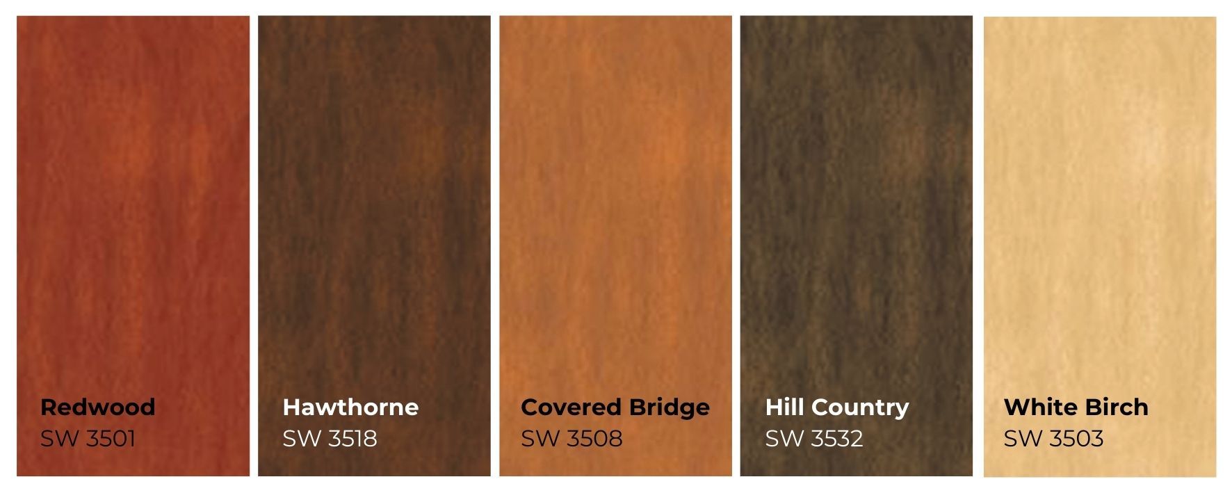 Example of sherwin-williams wood stains