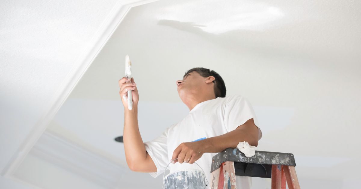 Tru Colors Contracting painting ceiling - Tru Colors Contracting