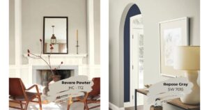 Revere Pewter V's Repose Gray