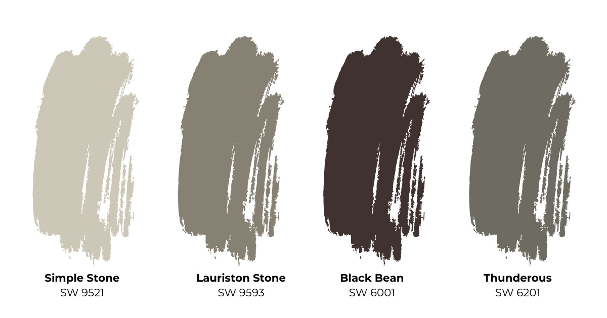 Sherwin Williams Coordinating color palette - Tru Colors Contracting Sherwin-Williams Coordinating Color Palette