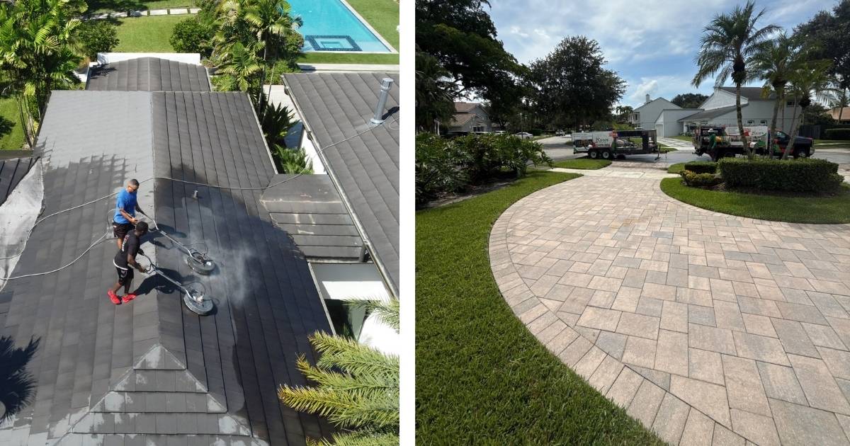 Pressure Washing & Paver Sealing by Tru Colors Contracting