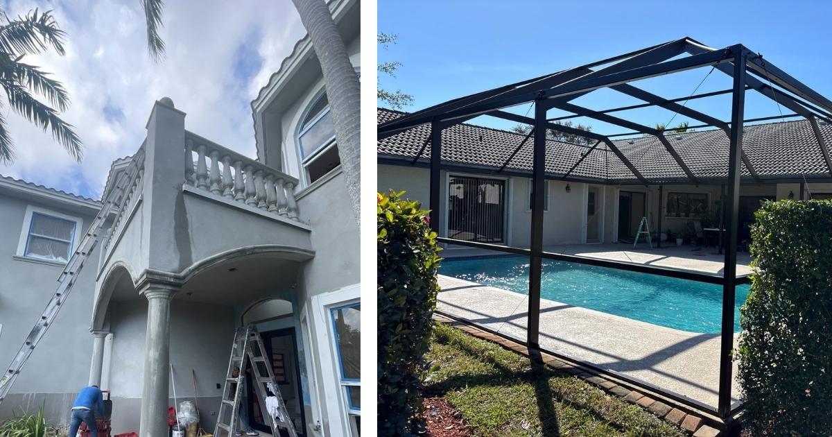 Stucco Metal Refinishing by Tru Colors Contracting