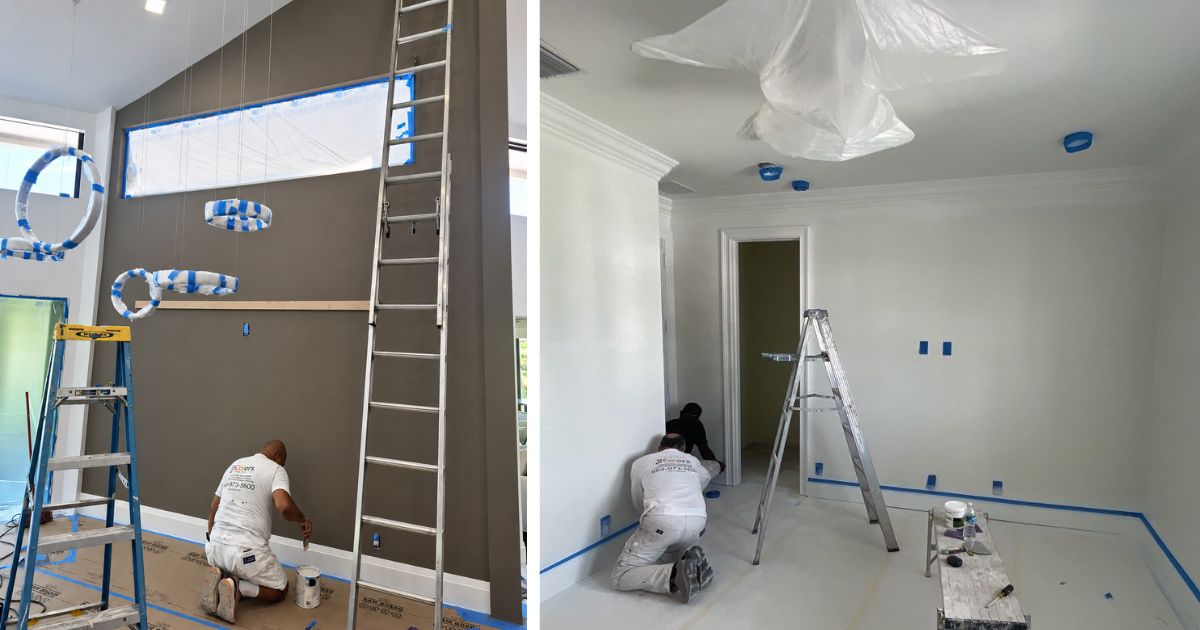 Interior painting prep in south florida - Tru Colors Contracting Interior painting prep in south florida